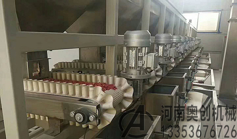 小型不鏽鋼皮帶喂料機實用現場