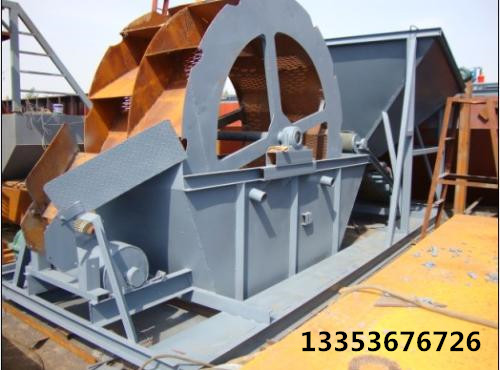 鬥輪洗（xǐ）砂機實用（yòng）現場圖