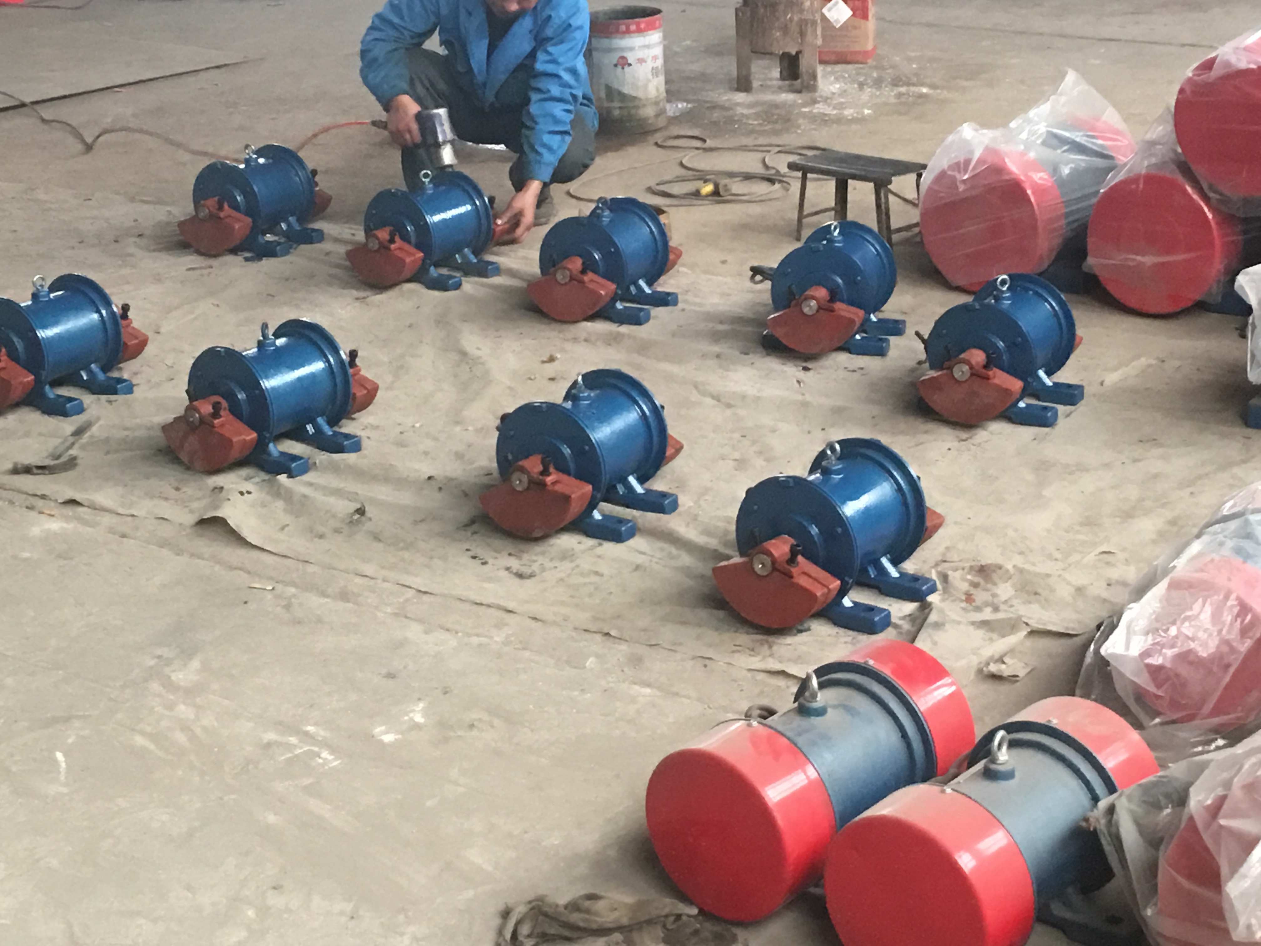 振動電機（jī）生產過程展示